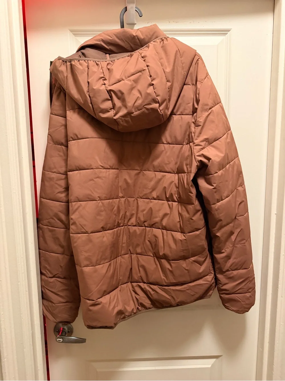 Abercrombie & Fitch Men's Puffer Jacket in Light Brown